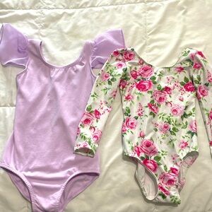 (2) EUC Gymnastics Leotards
